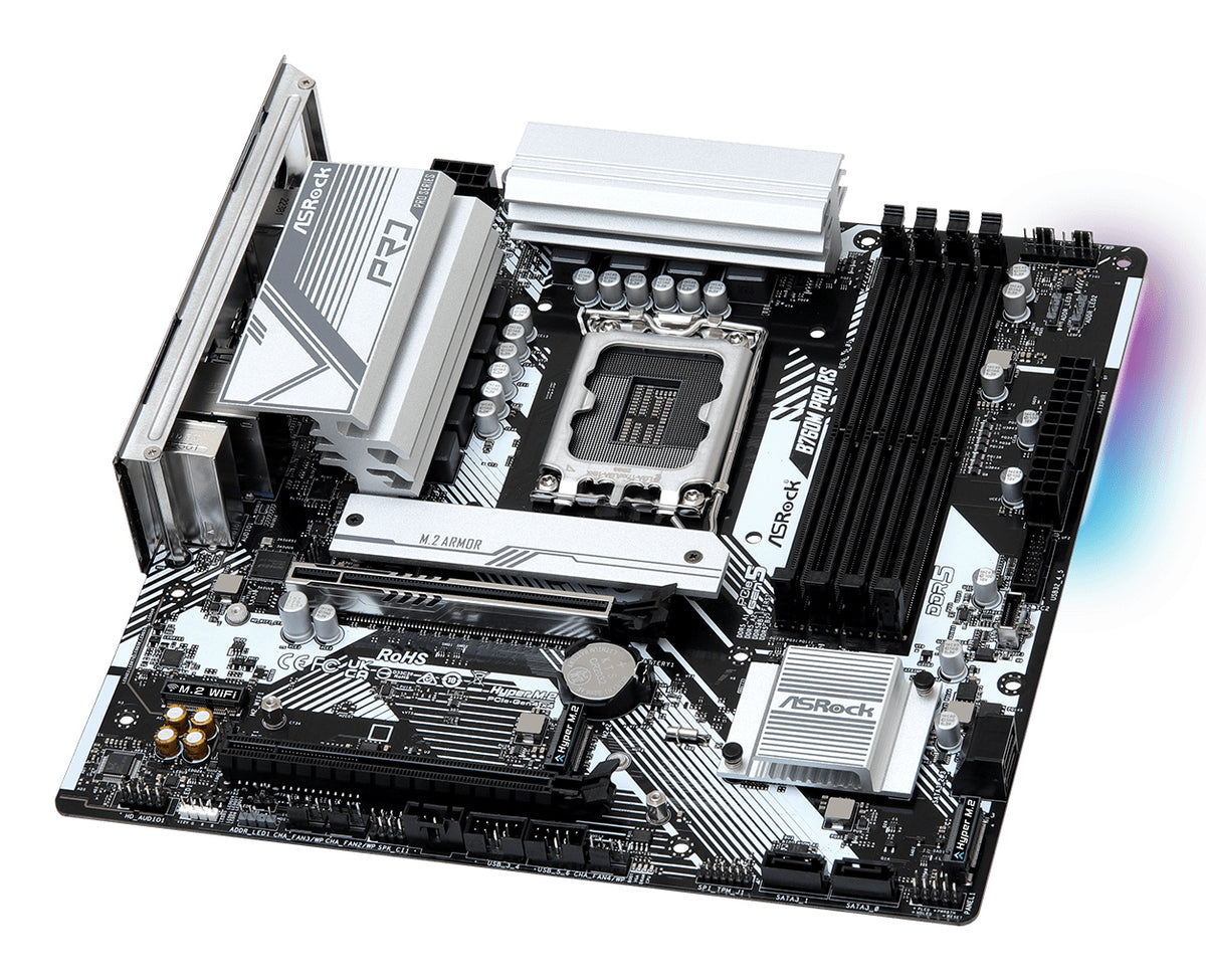 ASRock - B760M Pro RS, mATX DDR5 LGA1700