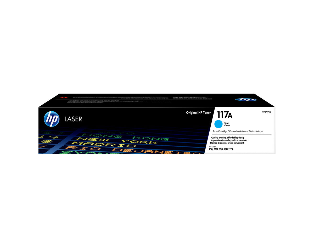 HP 117A Cyan 700 sider Toner W2071A