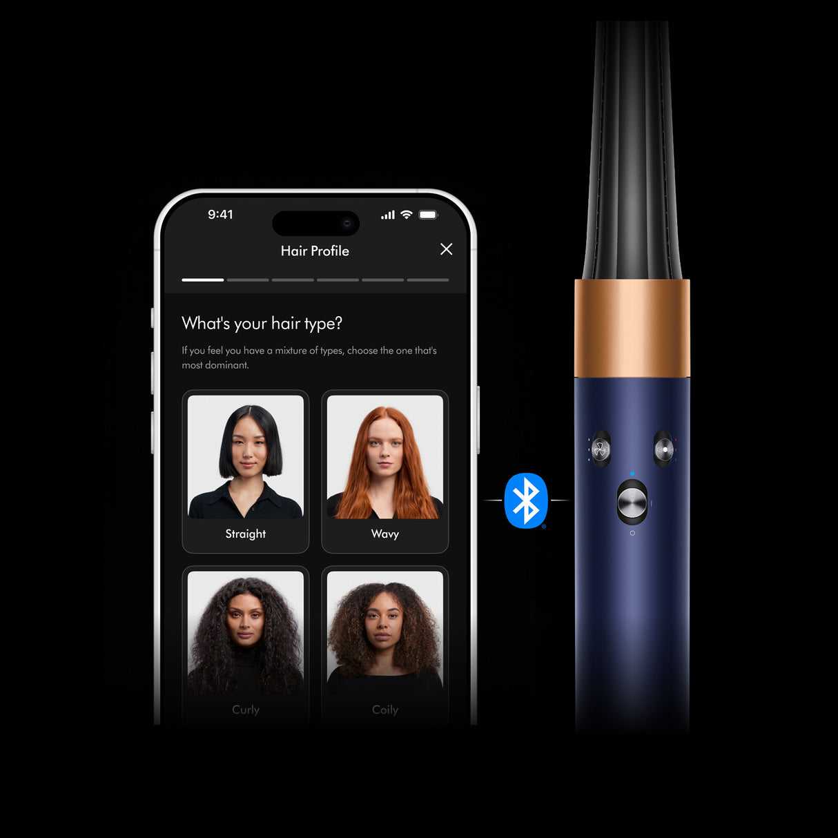 Dyson Airwrap i.d. Multistyler Varm Blå, Kobberfarve 1300 W 2,675 m
