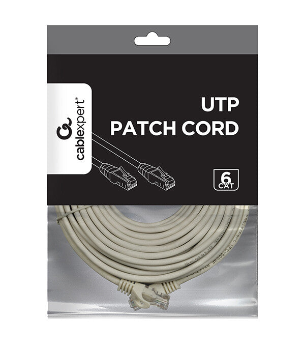 Gembird PP6U-30M netværkskabel Grå Cat6 U/UTP (UTP)