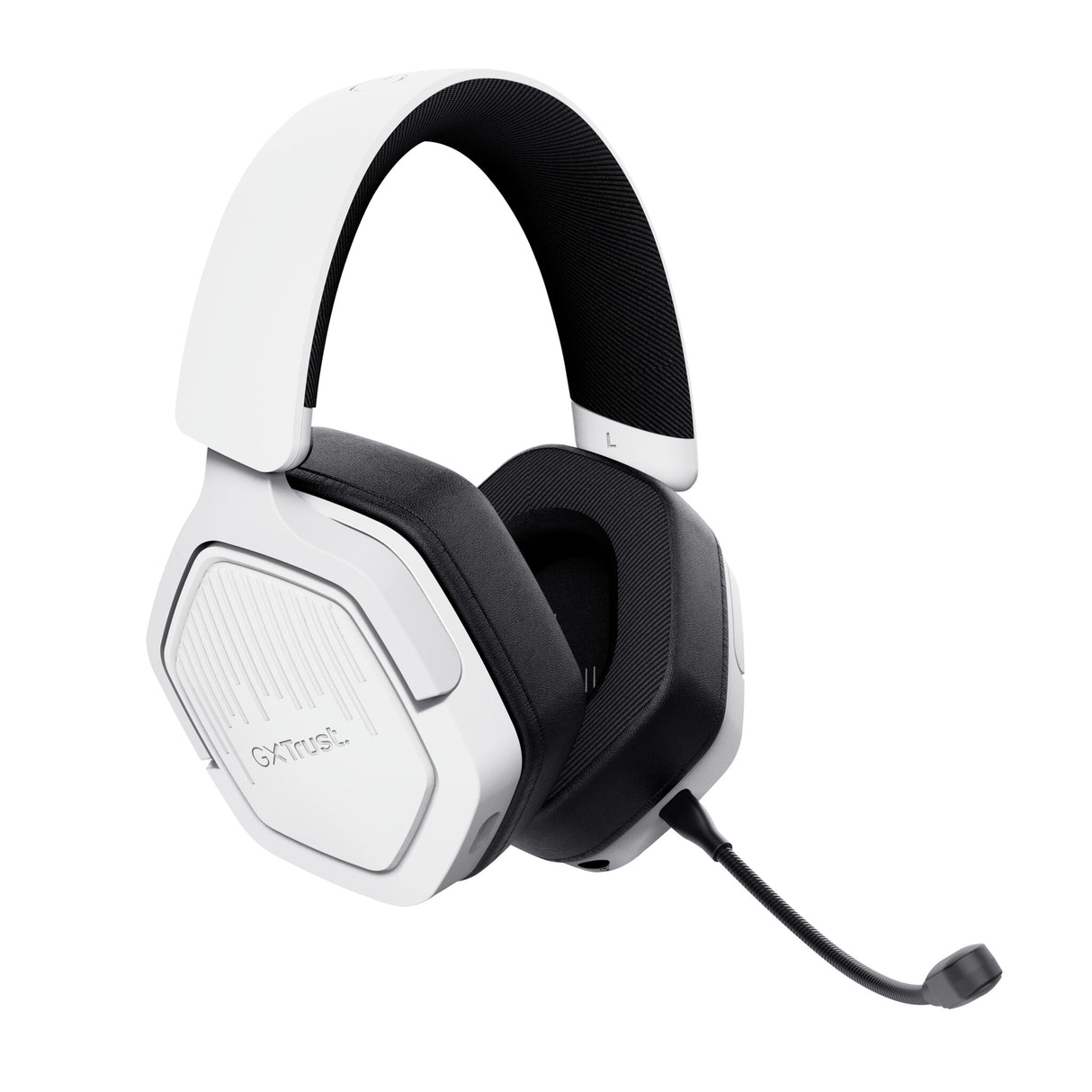 Trust GXT 493W Carus Headset Kabel & trådløs Headset, Hjelm Spil USB Type-C / USB Type-A Bluetooth Hvid