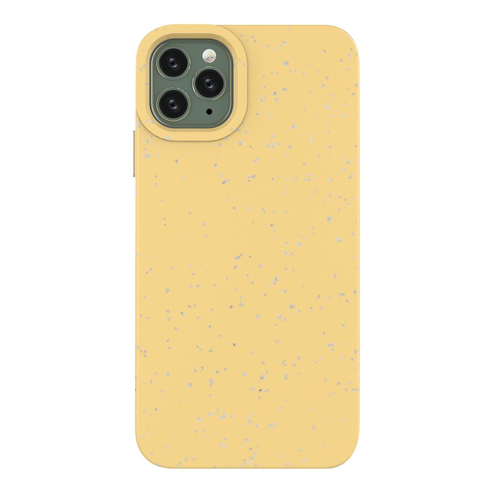 Eco Case Case for iPhone 11 Pro Max Silicone Cover Telefon Cover Gul