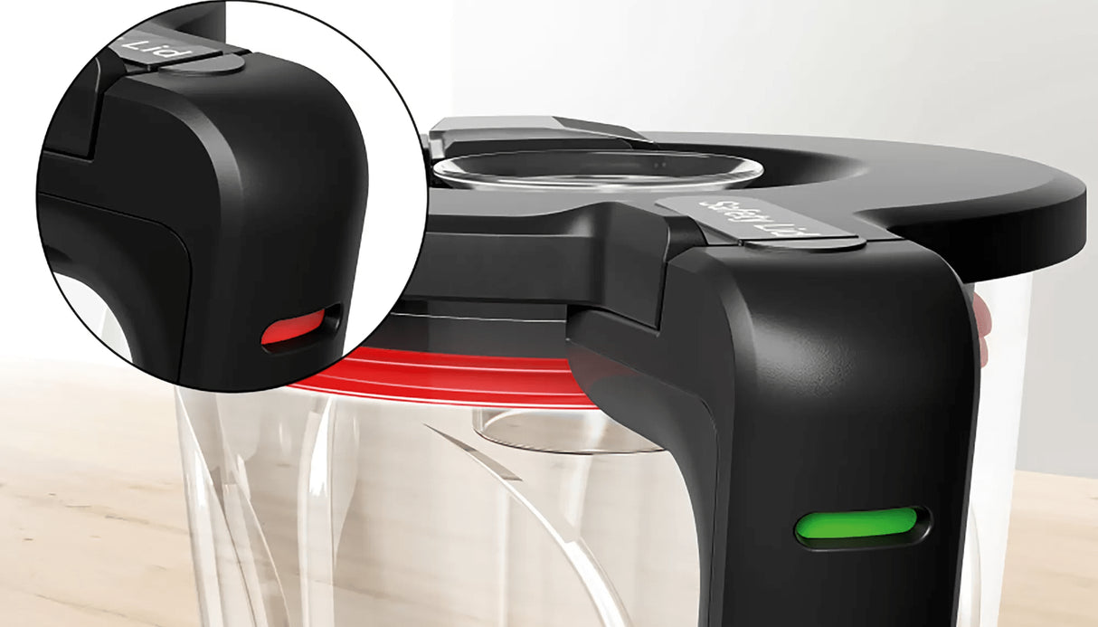 Bosch Serie 4 MMB6382M blender Bordplade blender 1200 W Sort, Rustfrit stål