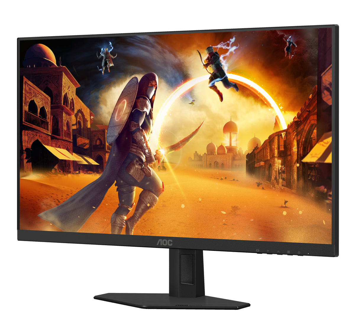 AOC G4 Q24G4RE computerskærm 60,5 cm (23.8") 2560 x 1440 pixel Quad HD LED Sort, Rød