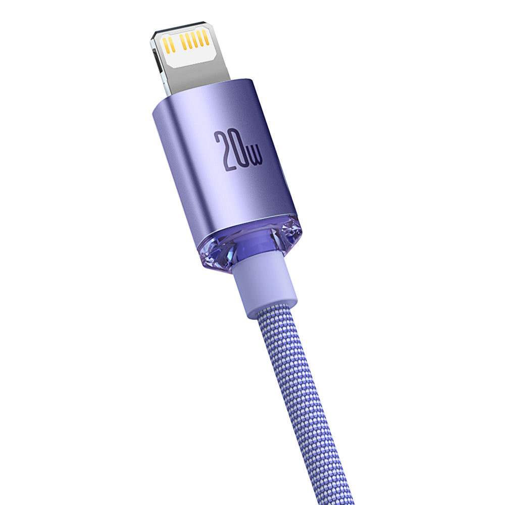 Baseus CAJY000205 Lightning - USB-C PD cable 20W 480Mb/s 1.2m - purple