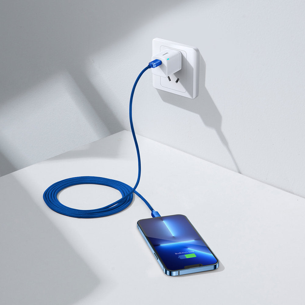 Baseus CAJY000303 Lightning - USB-C PD cable 20W 480Mb/s 2m - blue
