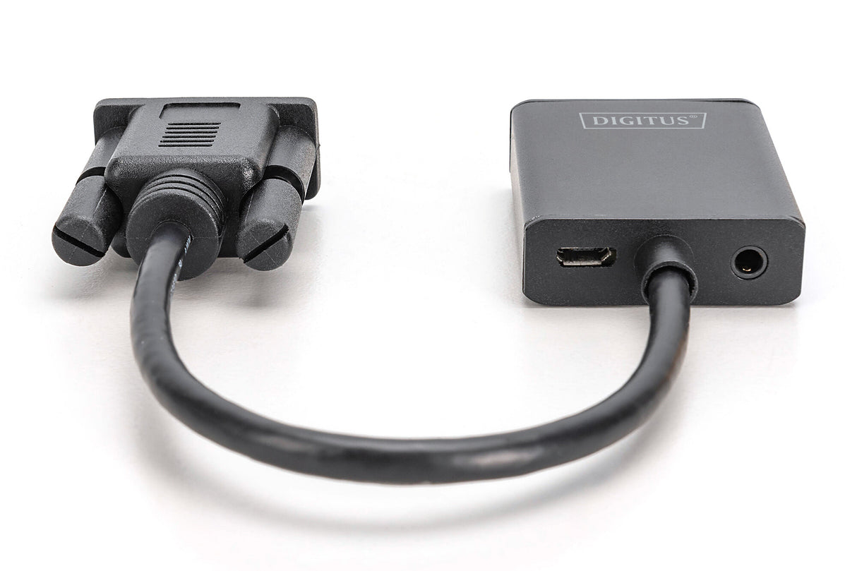Digitus DA-70473 videokabel adapter 0,15 m VGA (D-Sub) Sort