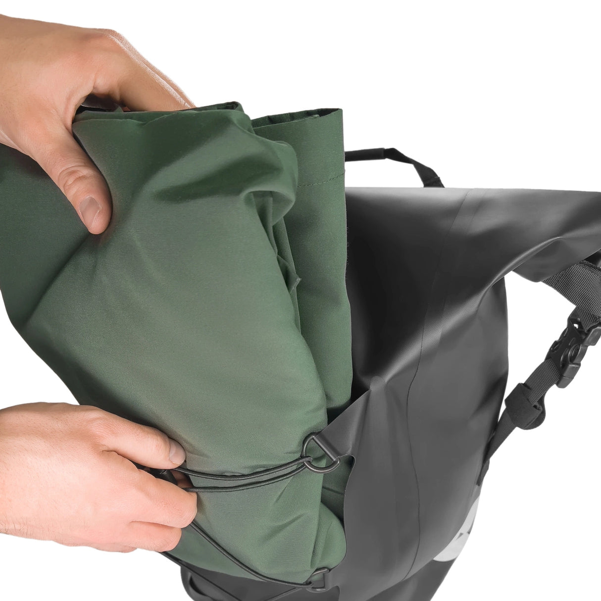 Wozinsky vandtæt cykeltaske bagagerum 25l sort (WBB24BK)