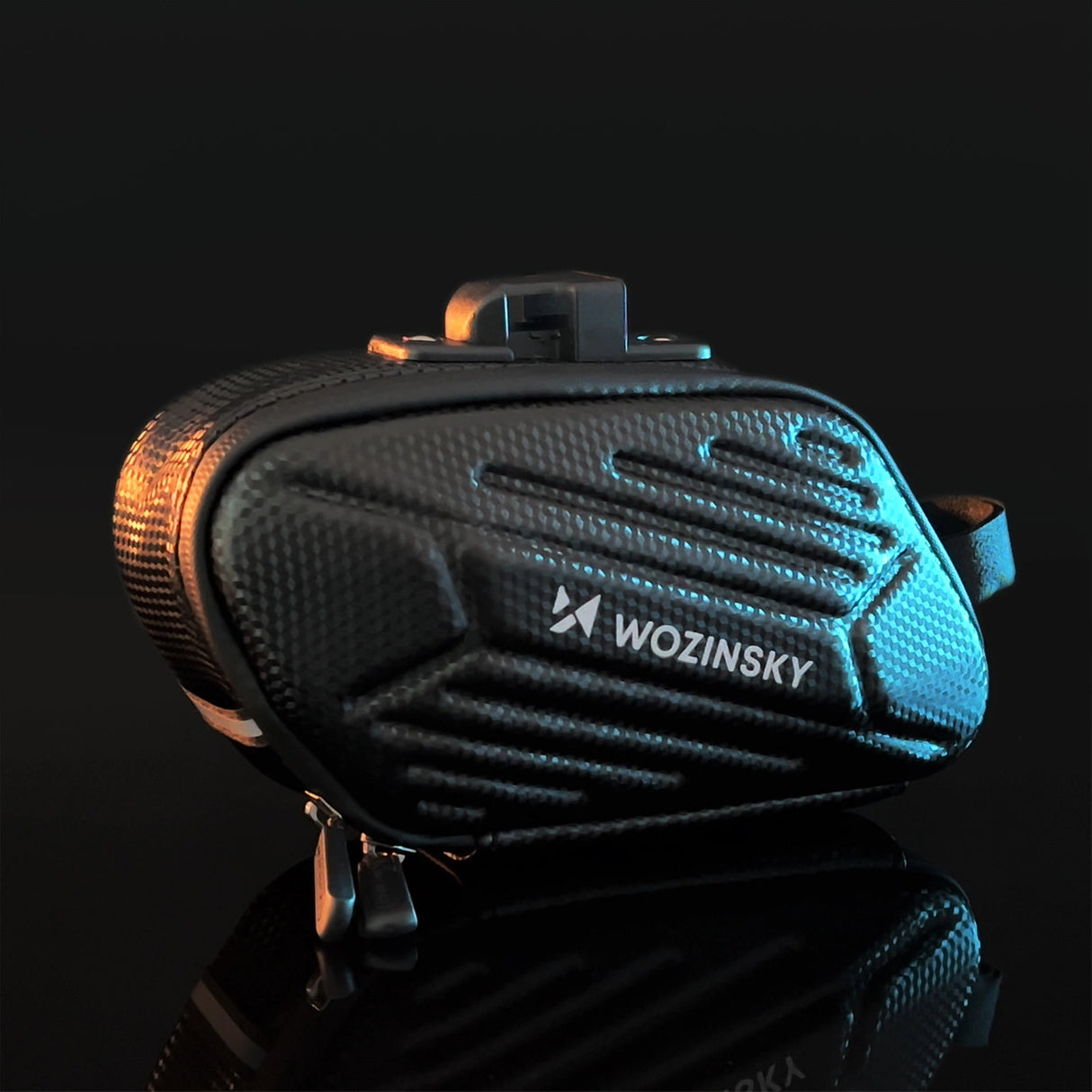 Wozinsky cykel sadel taske vandtæt 1,5 l sort (WBB27BK)