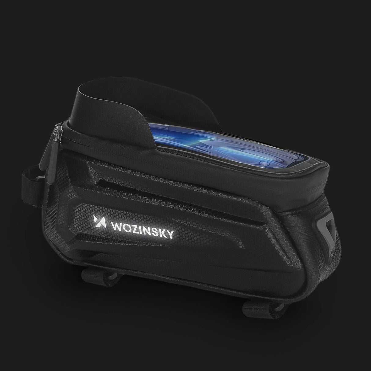 Wozinsky Bike Frame Bag 1.7l Telefon Cover Black (WBB28BK)