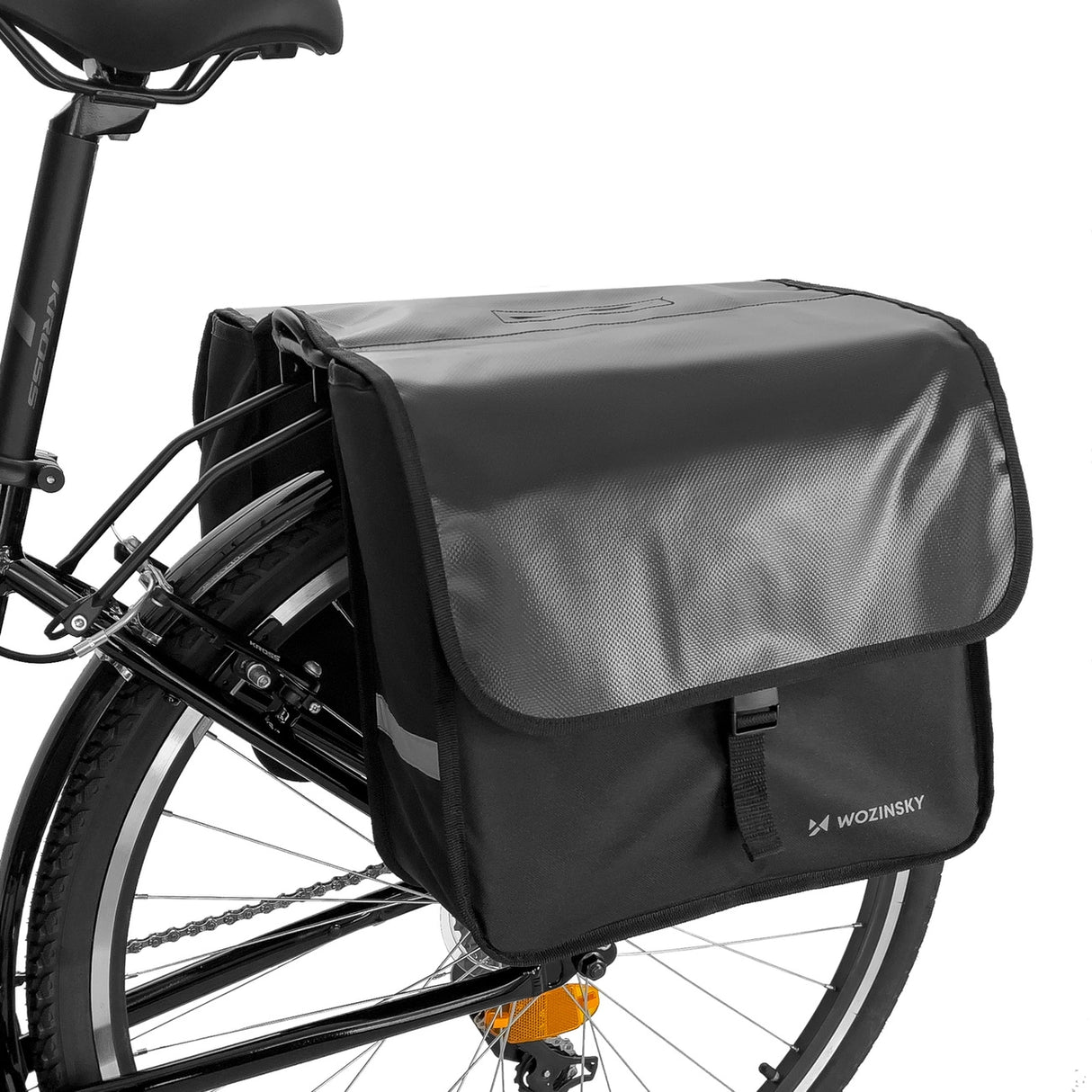 Wozinsky cykel underklæde dobbelt 28 l sort (WBB34BK)