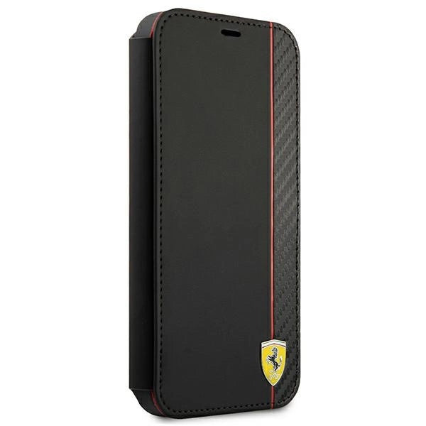 Ferrari FESAXFLBKP13SBK iPhone 13 mini 5.4" sort/sort bog On Track Carbon Stripe