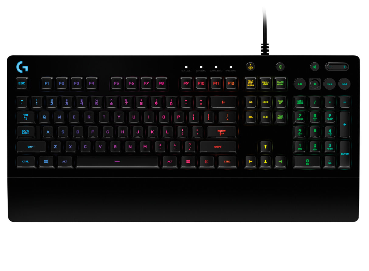Logitech G 920-008090 tastatur Spil USB QWERTY Nordisk Sort