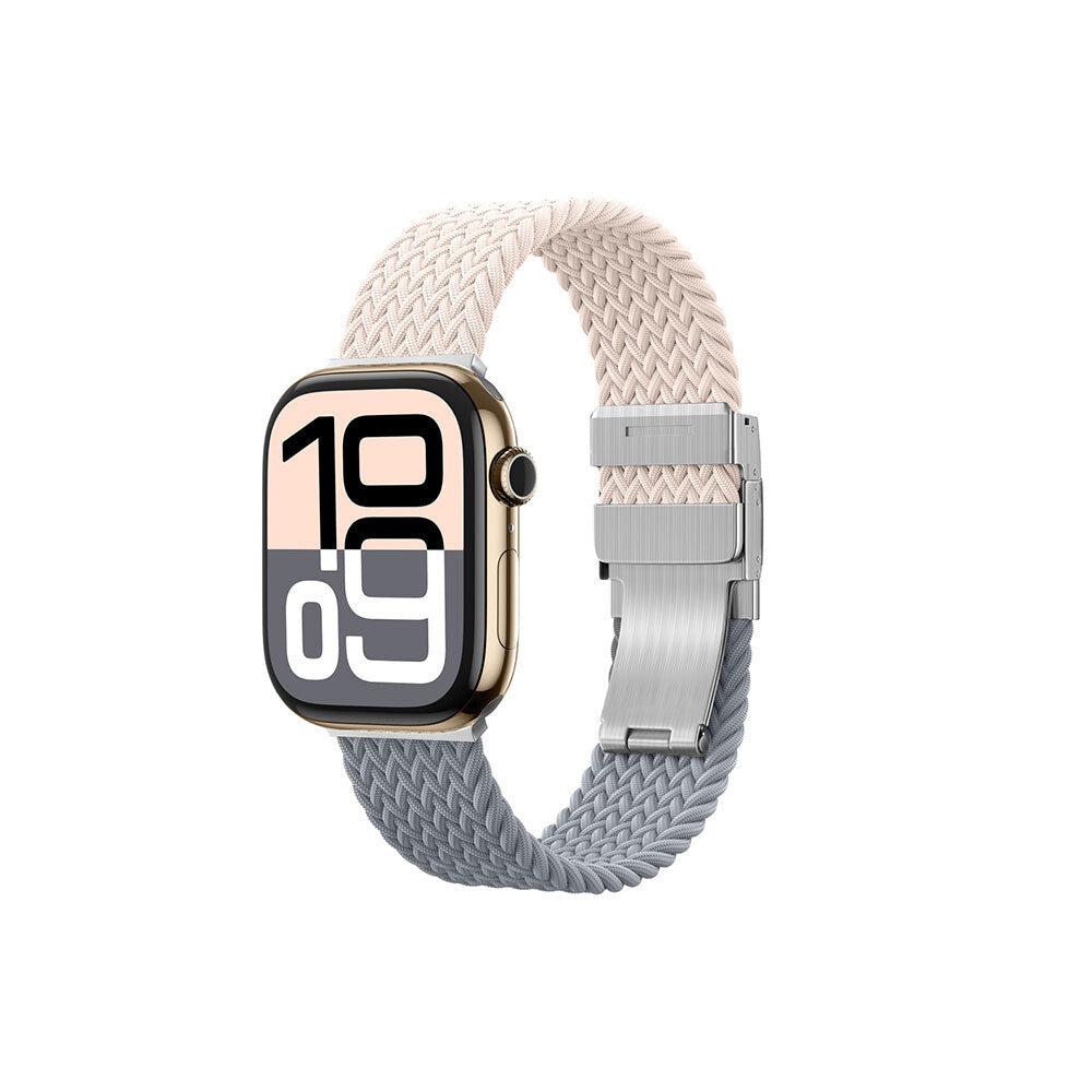 Sæt med 2 AmazingThing Blend Rem til Apple Watch 45/46/49mm - Pink-Grå/Pink