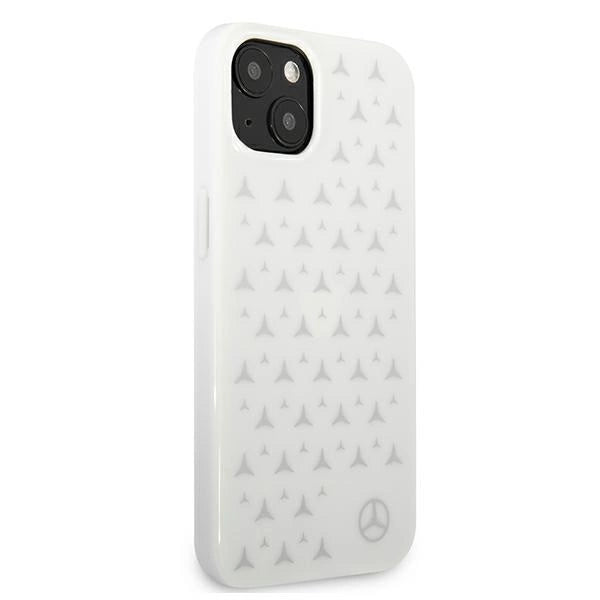 Mercedes MEHCP13SESPWH iPhone 13 mini 5,4" hvid/hvid hardcase Silver Stars mønster