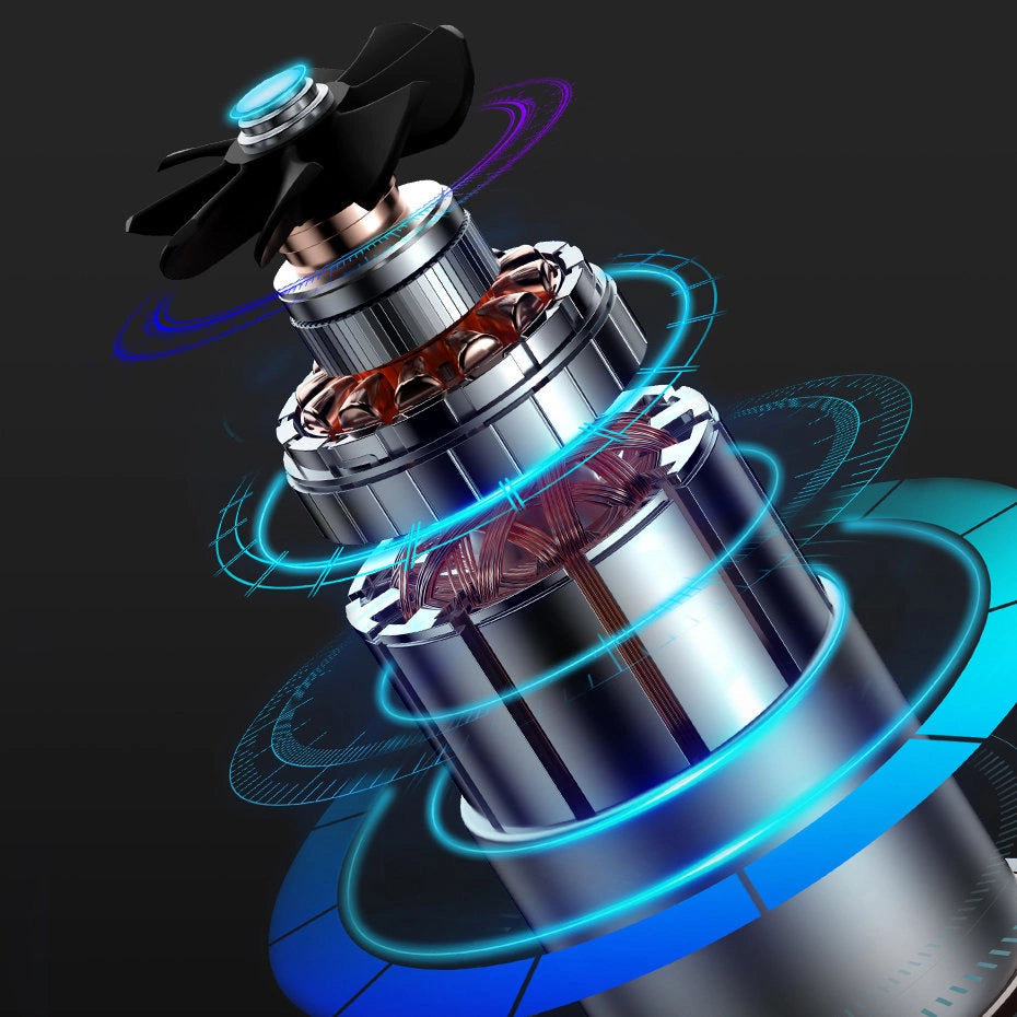 Baseus CRCQ000001 Mini-dækkompressor til cigarettestænderafdeling - sort