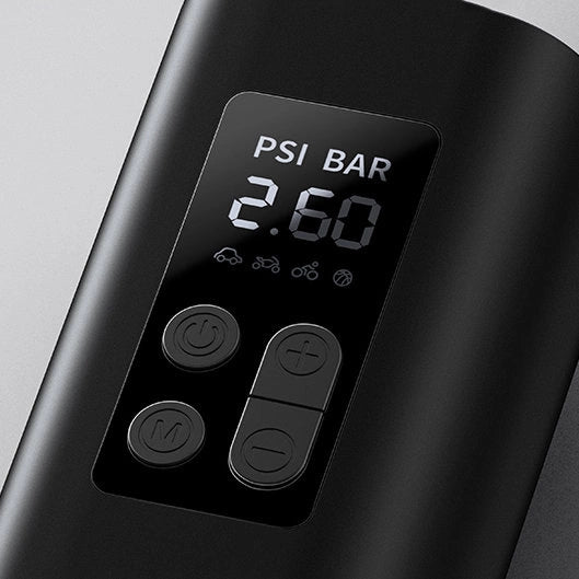 Baseus CRCQ000001 Mini-dækkompressor til cigarettestænderafdeling - sort