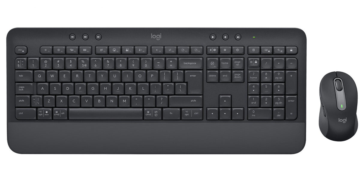 Logitech Signature MK650 Combo for Business tastatur Mus inkluderet Kontor Bluetooth QWERTY US International Grafit