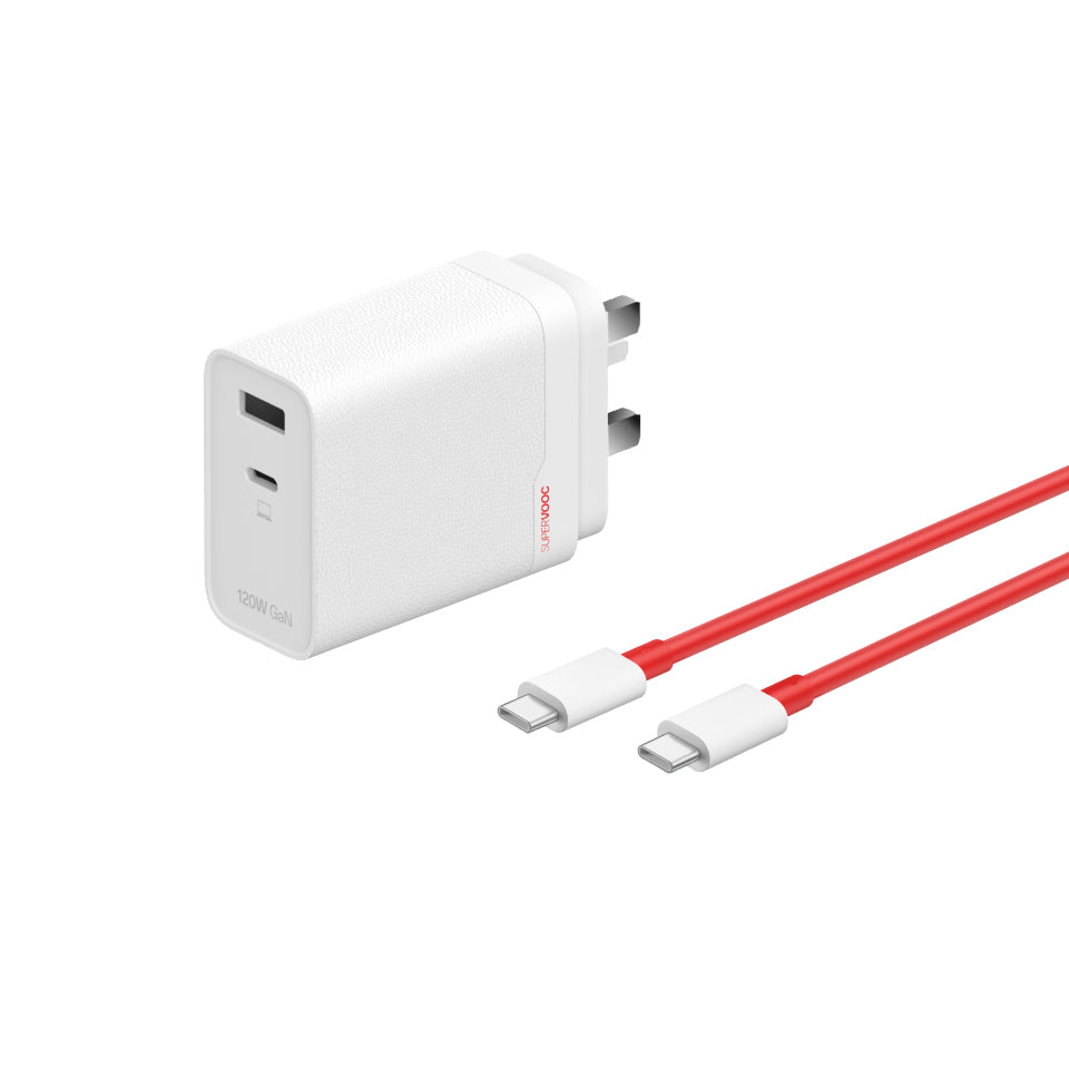 OnePlus 5461100631 oplader til mobil enhed Universel Hvid Vekselstrøm Hurtig opladning Indendørs