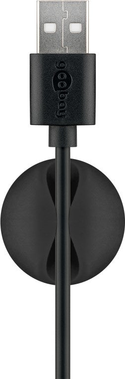 Goobay Kabelholdere 5 stk (black)
