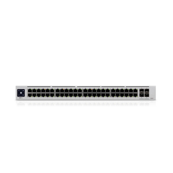 Ubiquiti UniFi USW-PRO-48 netværksswitch Administreret L2/L3 Gigabit Ethernet (10/100/1000) 1U Sølv