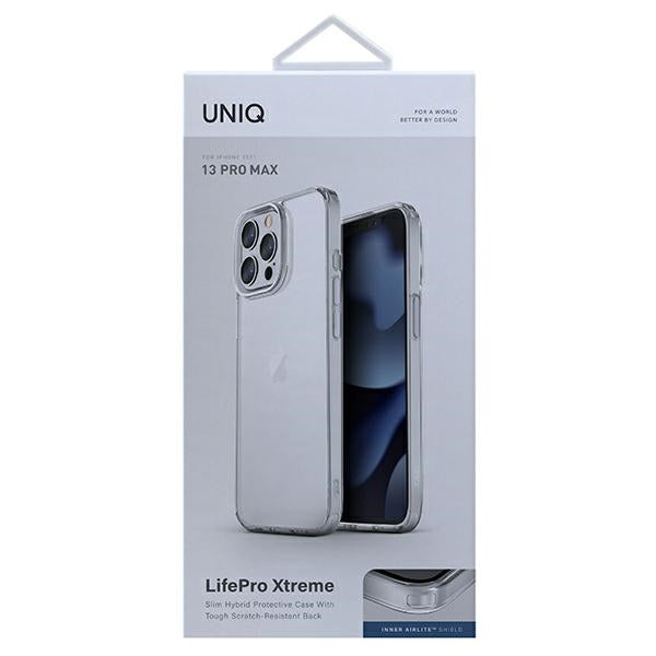 Uniq LifePro Xtreme fodtøj til iPhone 13 Pro Max - gennemsigtigt