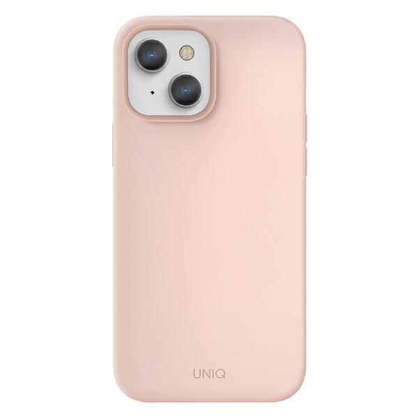 Uniq Lino-foder til iPhone 13 - lyserød