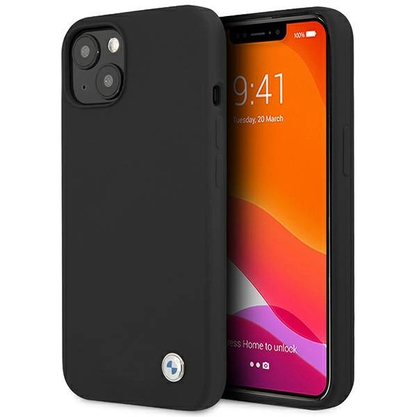 Etui BMW BMHCP13MSILBK iPhone 13 6,1" sort/sort hårdkasse