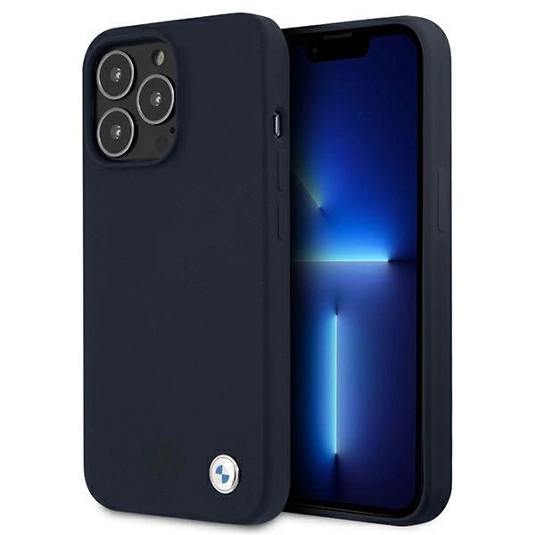 BMW silikone Signature Case til iPhone 13 Pro Max 6.7" - Navy Blue