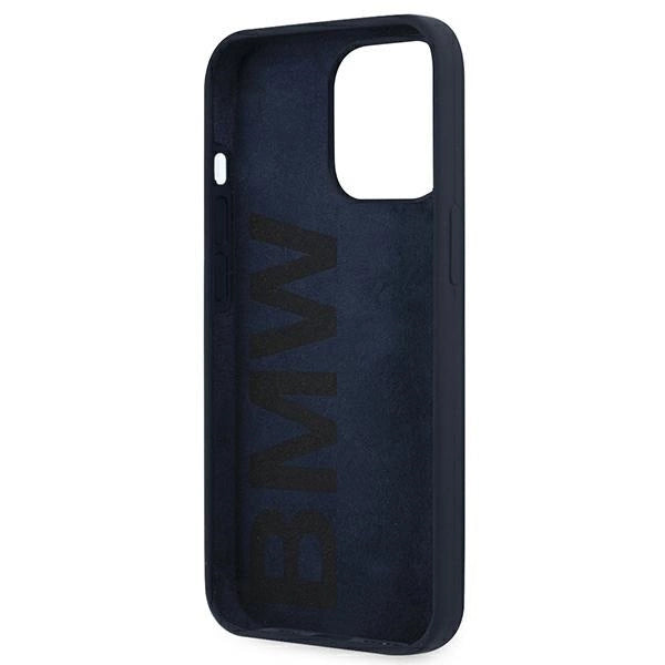 BMW silikone Signature Case til iPhone 13 Pro Max 6.7" - Navy Blue
