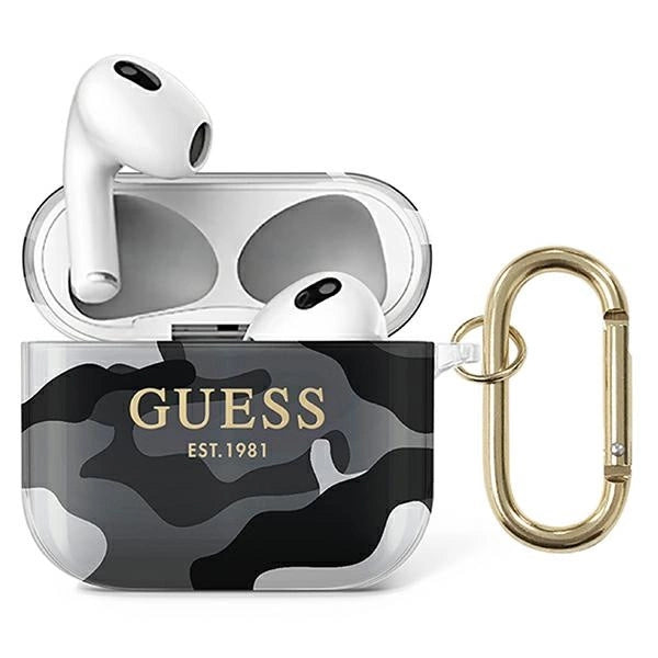 Guess GUA3UCAMG AirPods 3 cover sort/sort Camo Collection