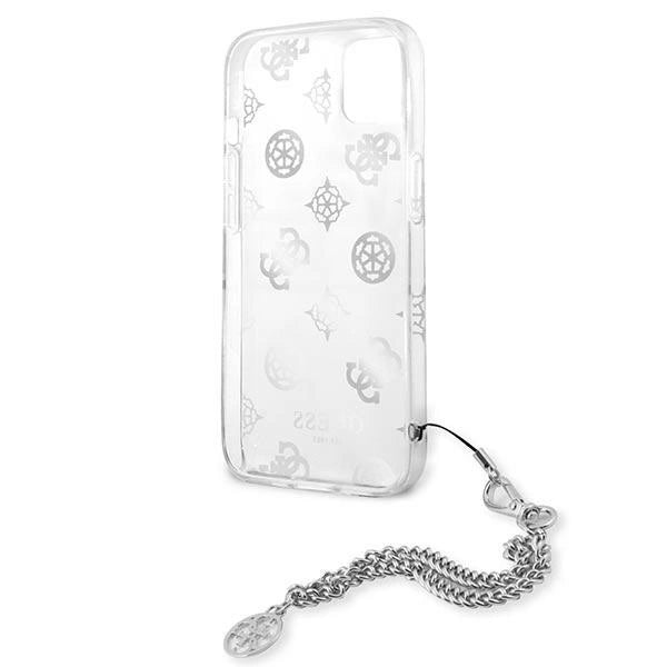 Guess GUHCP13SKPESI iPhone 13 mini 5.4" sølv/sølv hardcase Peony Chain Collection
