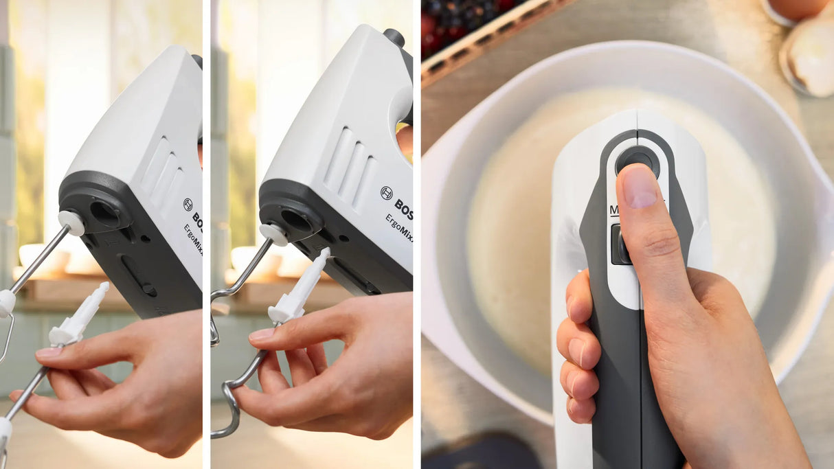 Bosch ErgoMixx MFQ37470 - hånd mixer/hånd blender - hvid/grå