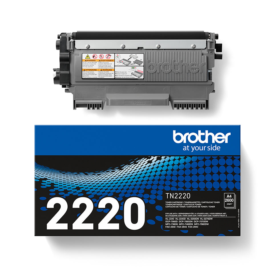Brother TN-2220 tonerpatron 1 stk Original Sort