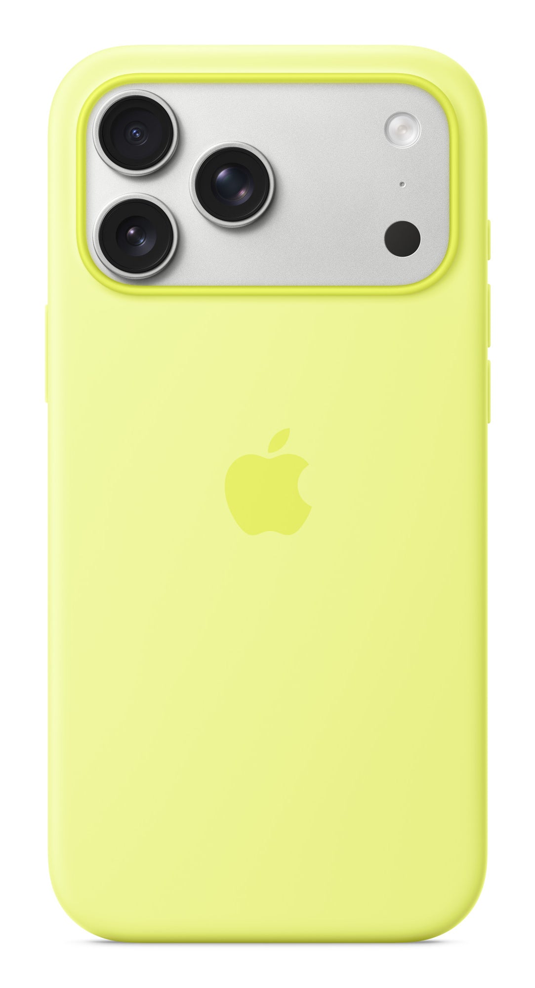 Apple iPhone 17 Pro Max Silicone Case with MagSafe – Neon Yellow
