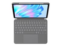 Logitech Combo Touch Tastatur og folio-kasse Saks 16-niveau Kablet Nordisk (dansk/finsk/norsk/svensk) Apple 11-inch iPad Air (M2)
