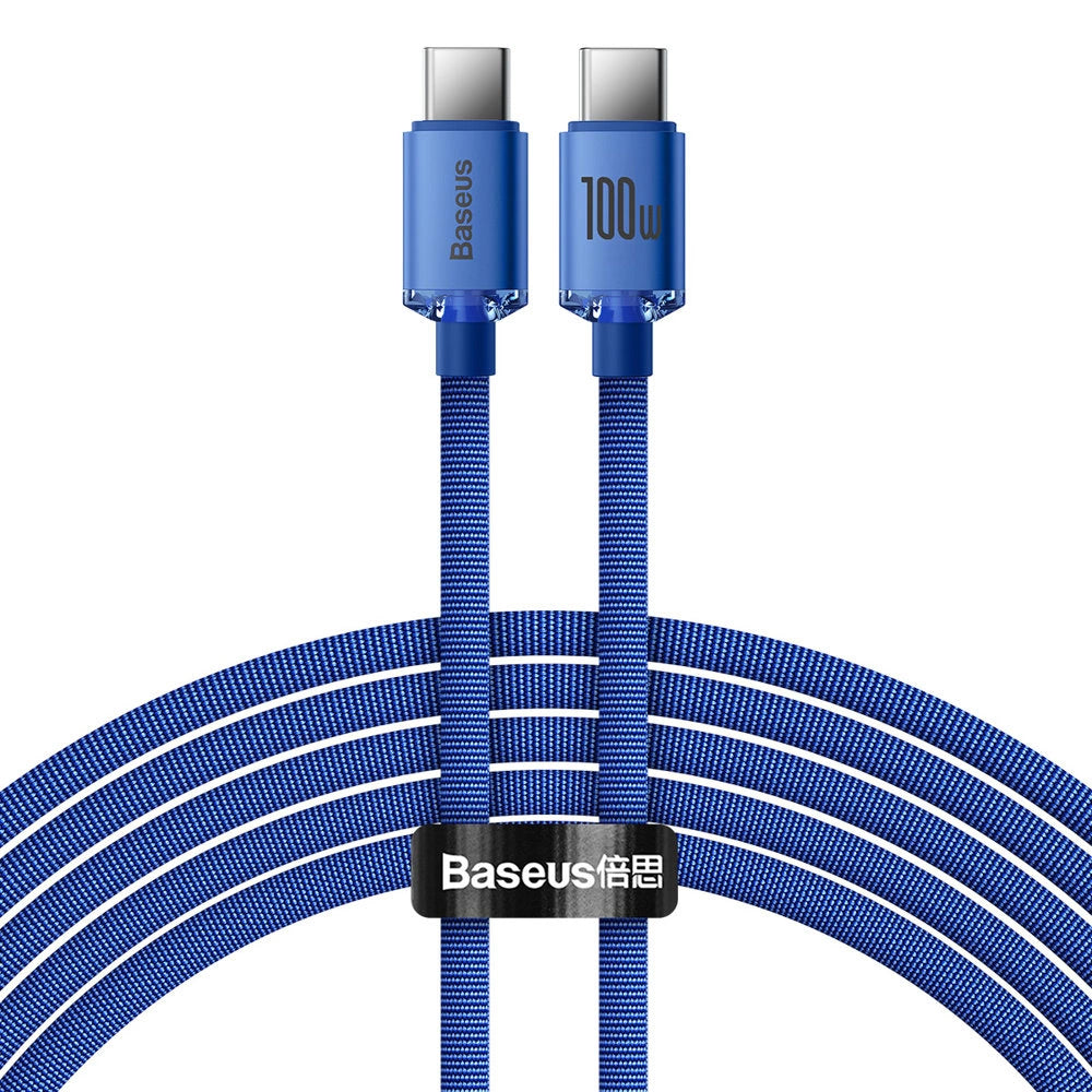 Baseus CAJY000703 USB-C - USB-C PD kabel 100W 480Mb/s 2m - blå