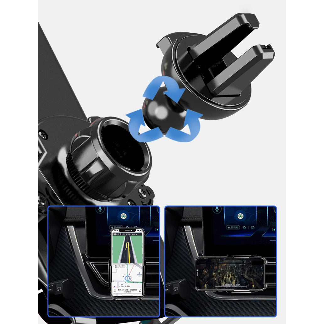 Universal Gravity Car Holder mørkgrå (YC05)