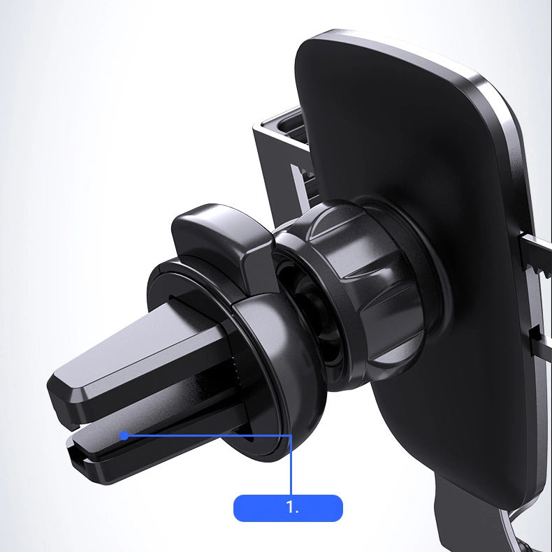 Gravity smartphone bilholder til luftventil sølv (YC08)