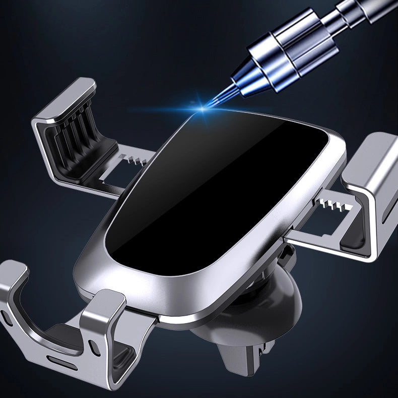 Gravity smartphone bilholder, sort ventilationsgrill (YC08)