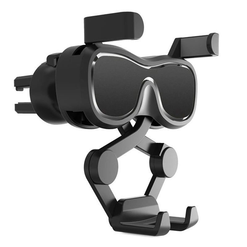 Gravity smartphone bilholder til luftventil med luftfresker sort (YC06)