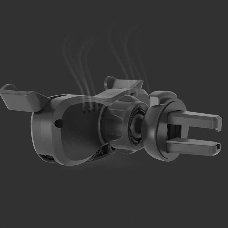 Gravity smartphone bilholder til luftventil med luftfresker sort (YC06)