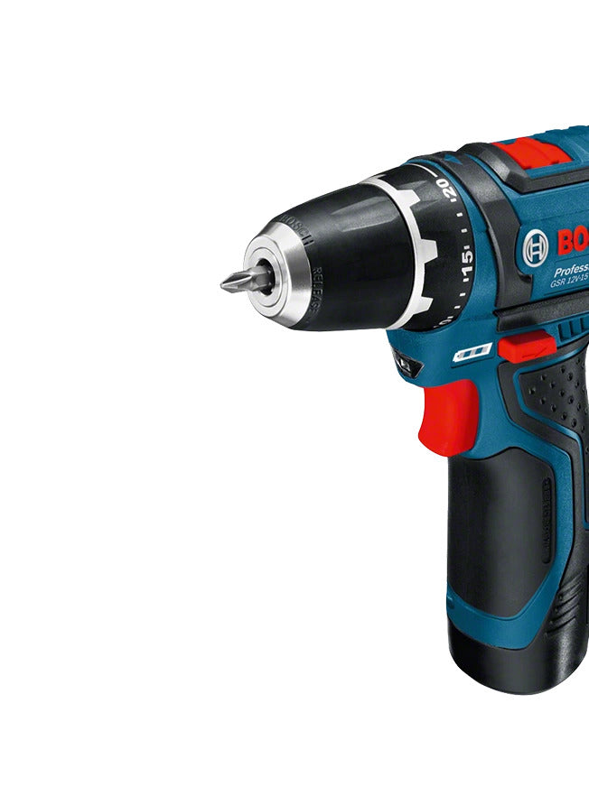 Bosch Akku-Bohrschrauber 12 V Li-Ion 1300 rpm Sort, Blå, Rød