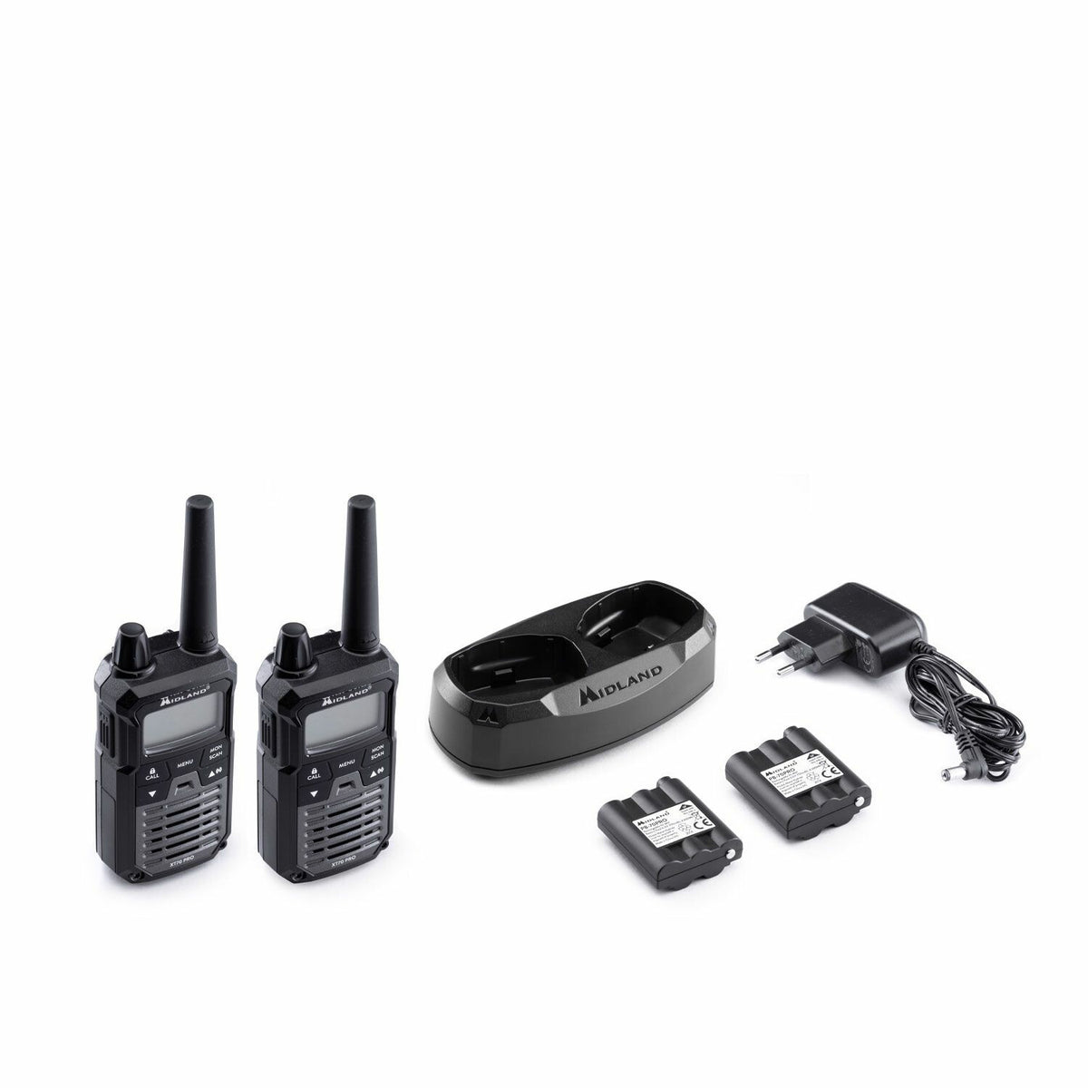 Midland XT70 to-vejs radio 32 kanaler Sort