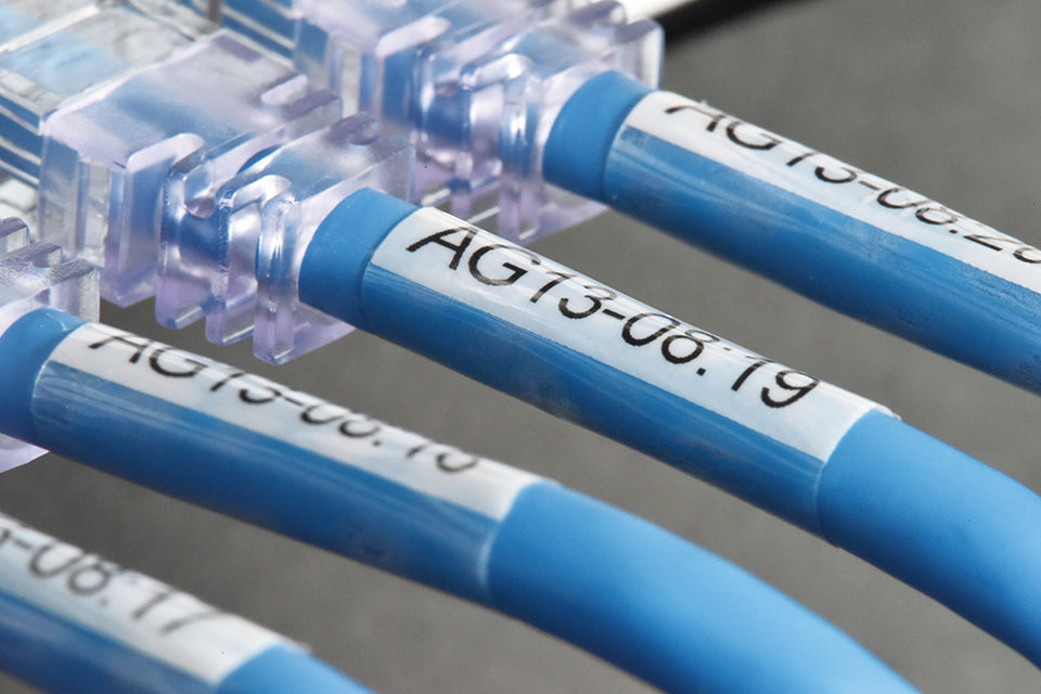 Brother TZESL251 etiketbånd Sort på hvid