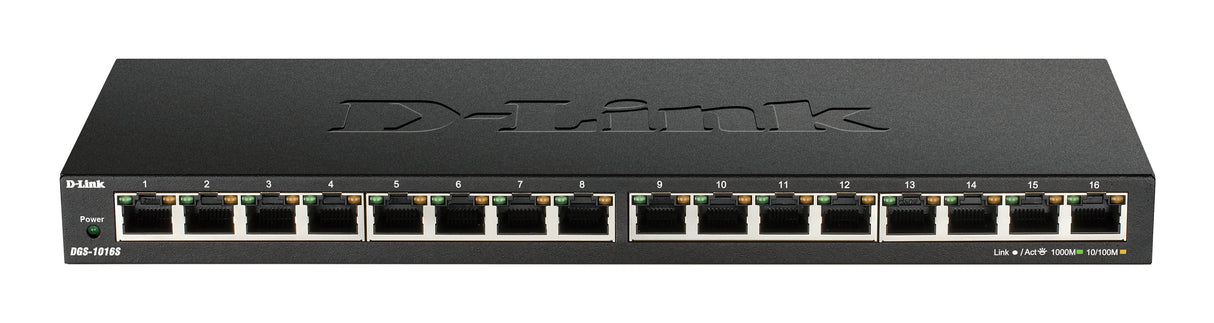 D-LINK 16-Port 10/100/1000Mbps Unmanaged Gigabit Ethernet Sw