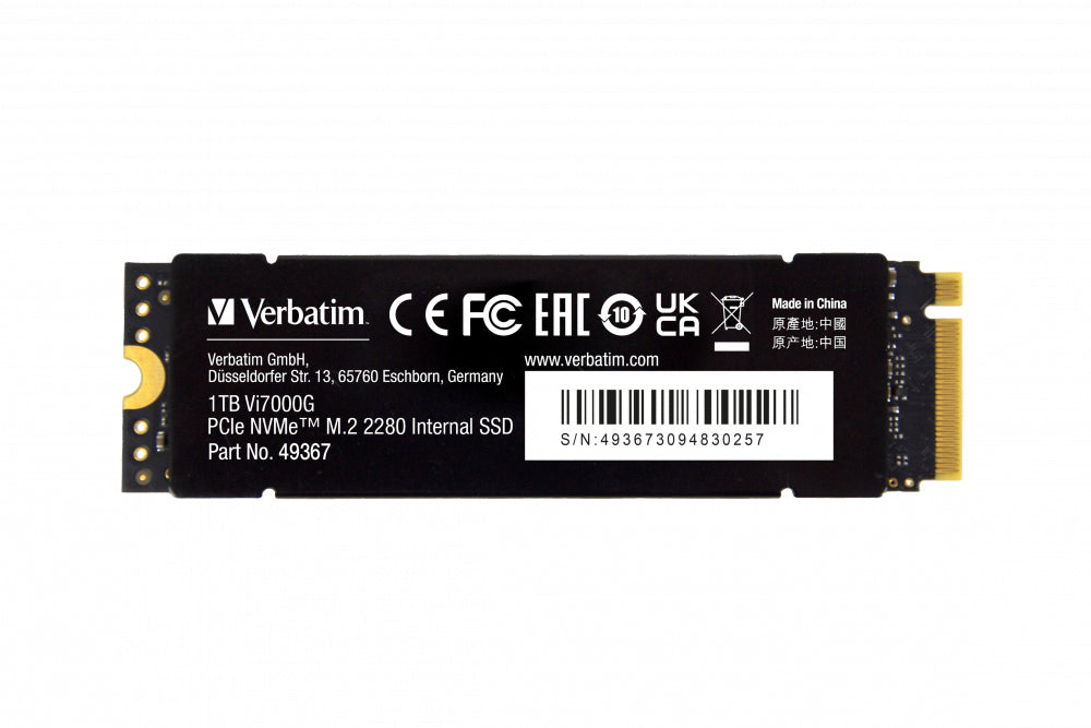 Verbatim Vi7000G 1 TB M.2 PCI Express 4.0 NVMe