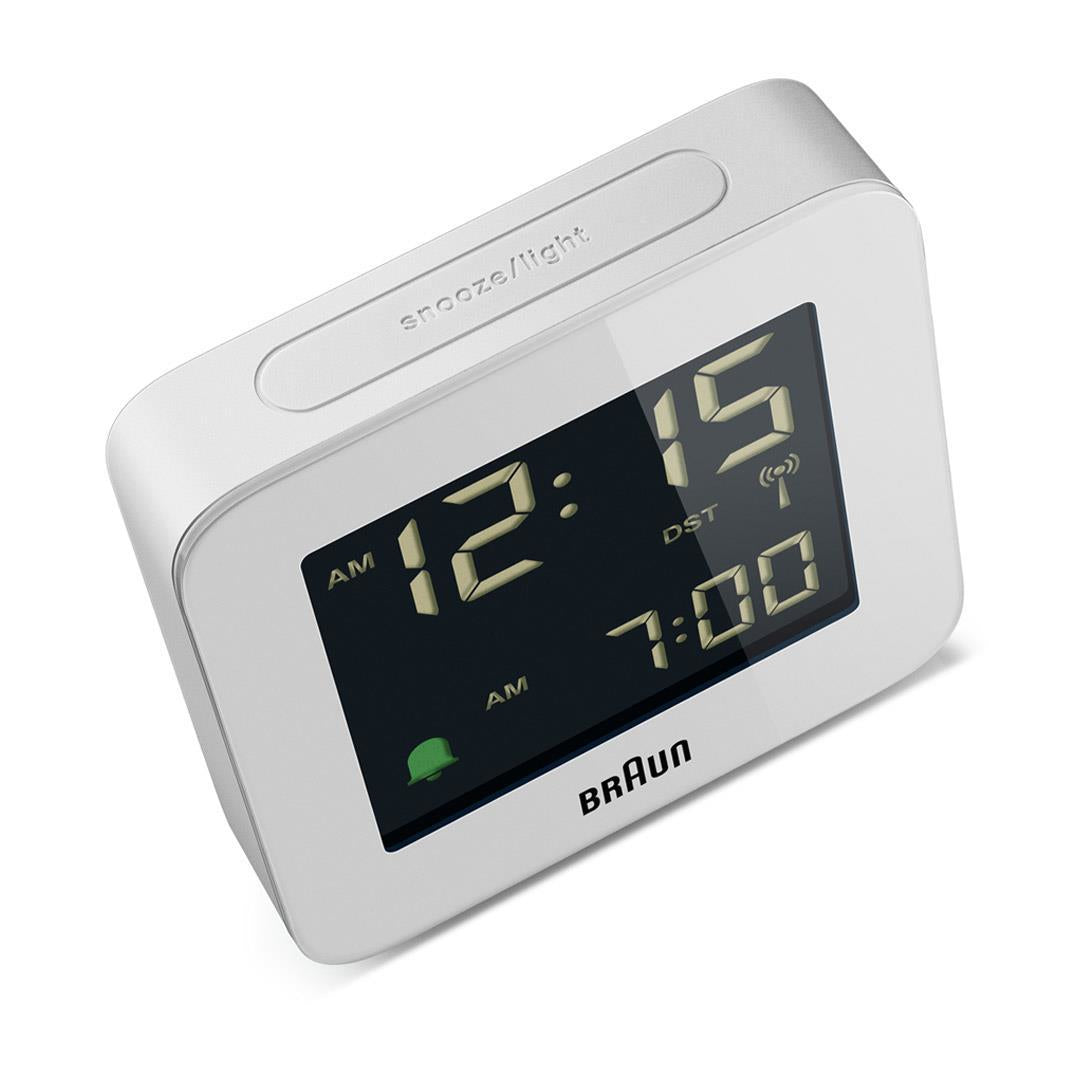 Braun BC09-DCF Digital alarmur Hvid