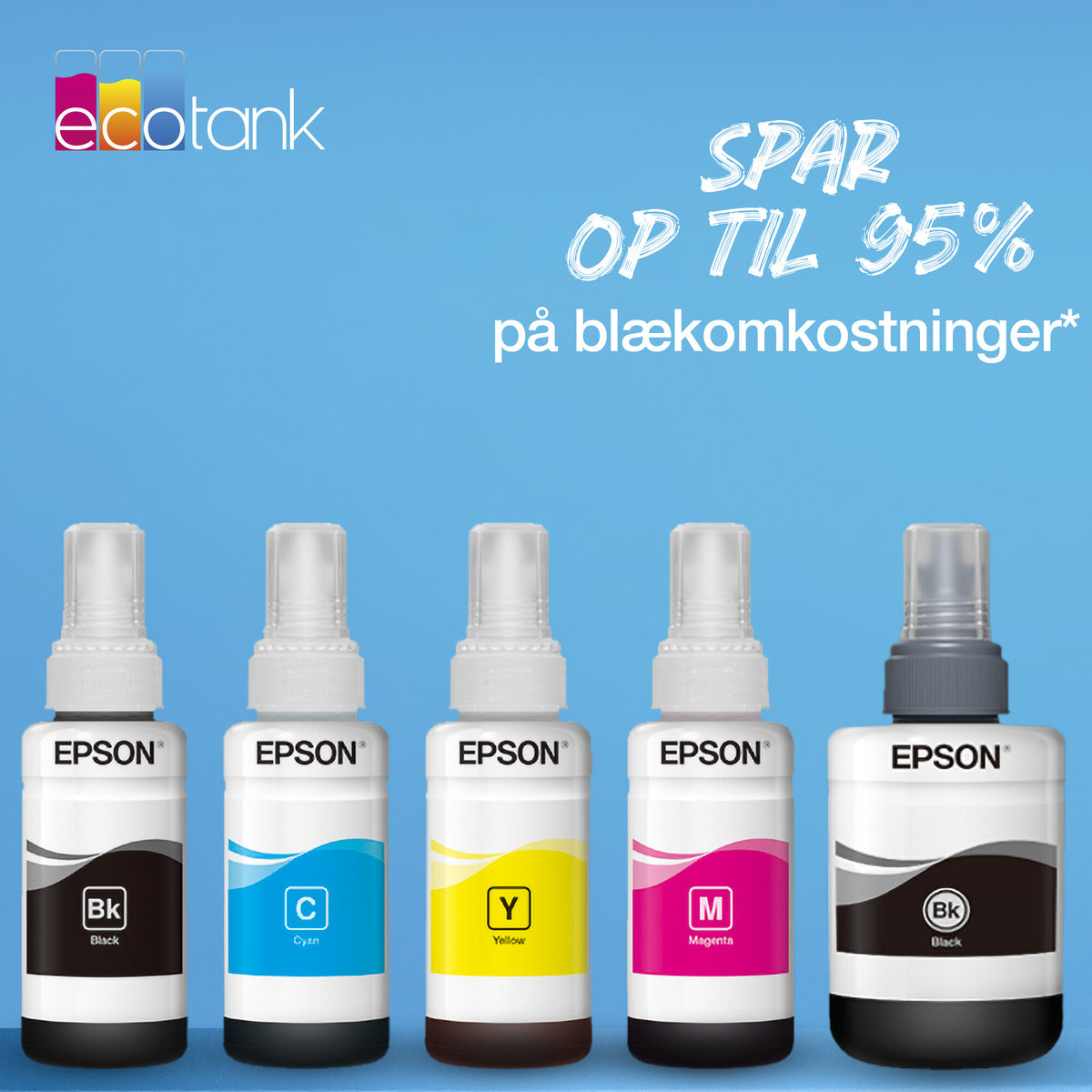 Epson 664 EcoTank cyan blækbeholder