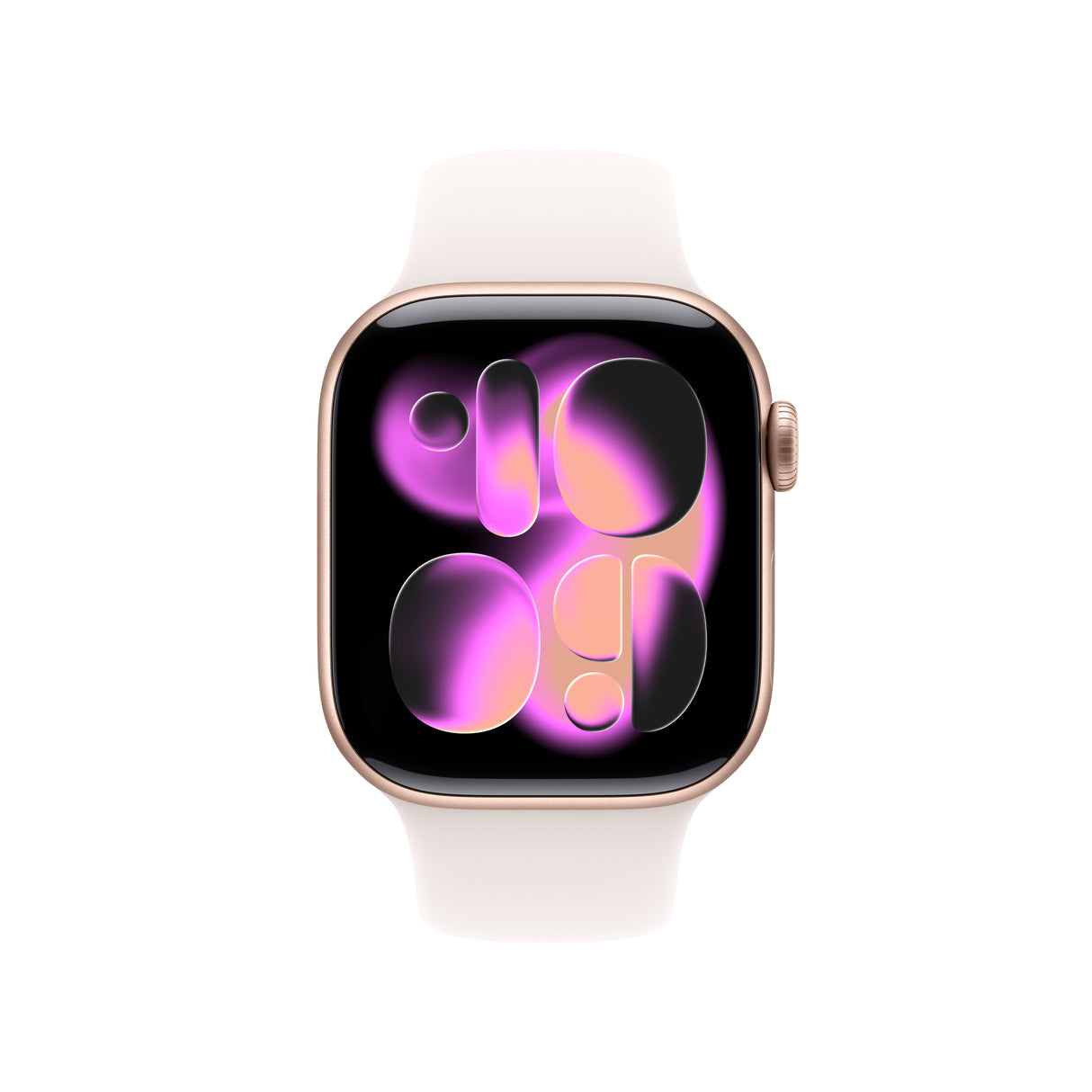 *Apple Watch Series 11 GPS + Cellular 42mm Rose Gold Aluminium Case with Light Blush Sport Band - M/L